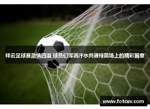 祥云足球赛激情四溢 球员们挥洒汗水共谱绿茵场上的精彩篇章